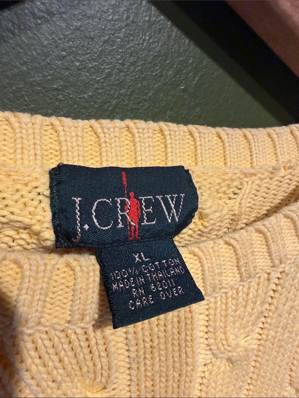 J. Crew soft cable